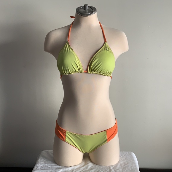 Maui and Sons Reversible Neon Bikini Set - Picture 12 of 17
